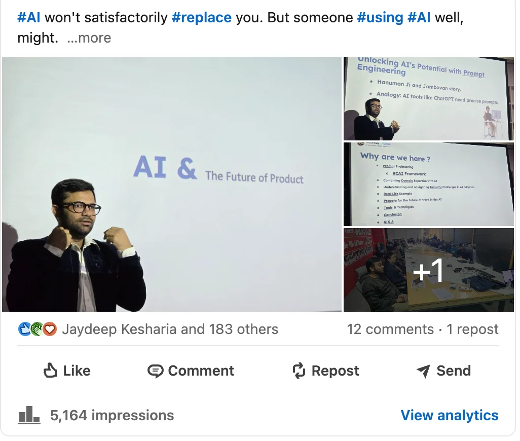 Product leadership audience